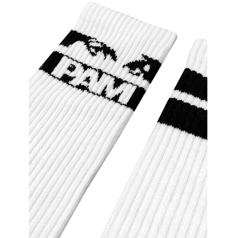 P.A.M. (PERKS AND MINI) Calcetines Logo Cotton - White