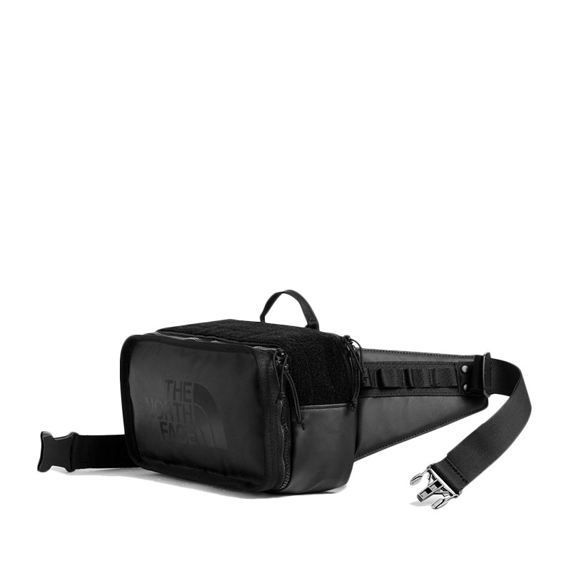 black north face bum bag