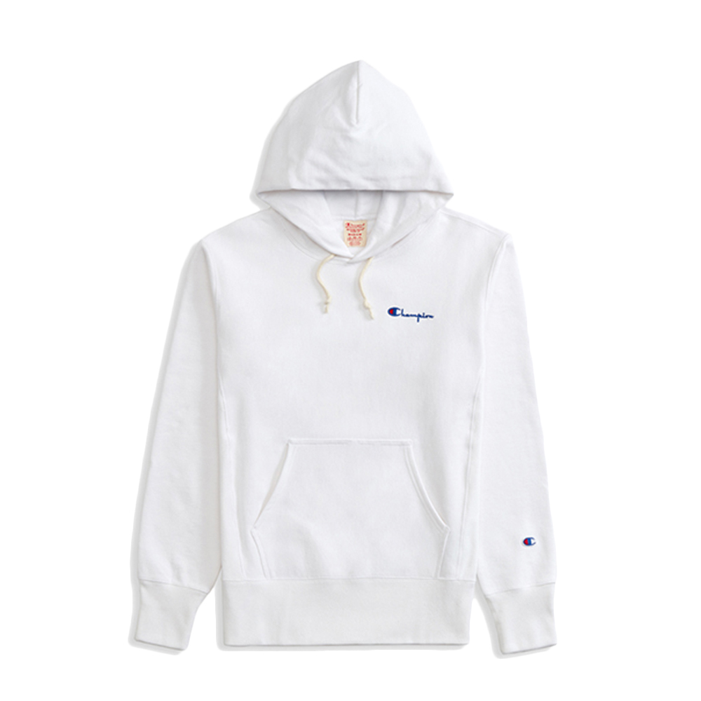 small champion logo hoodie