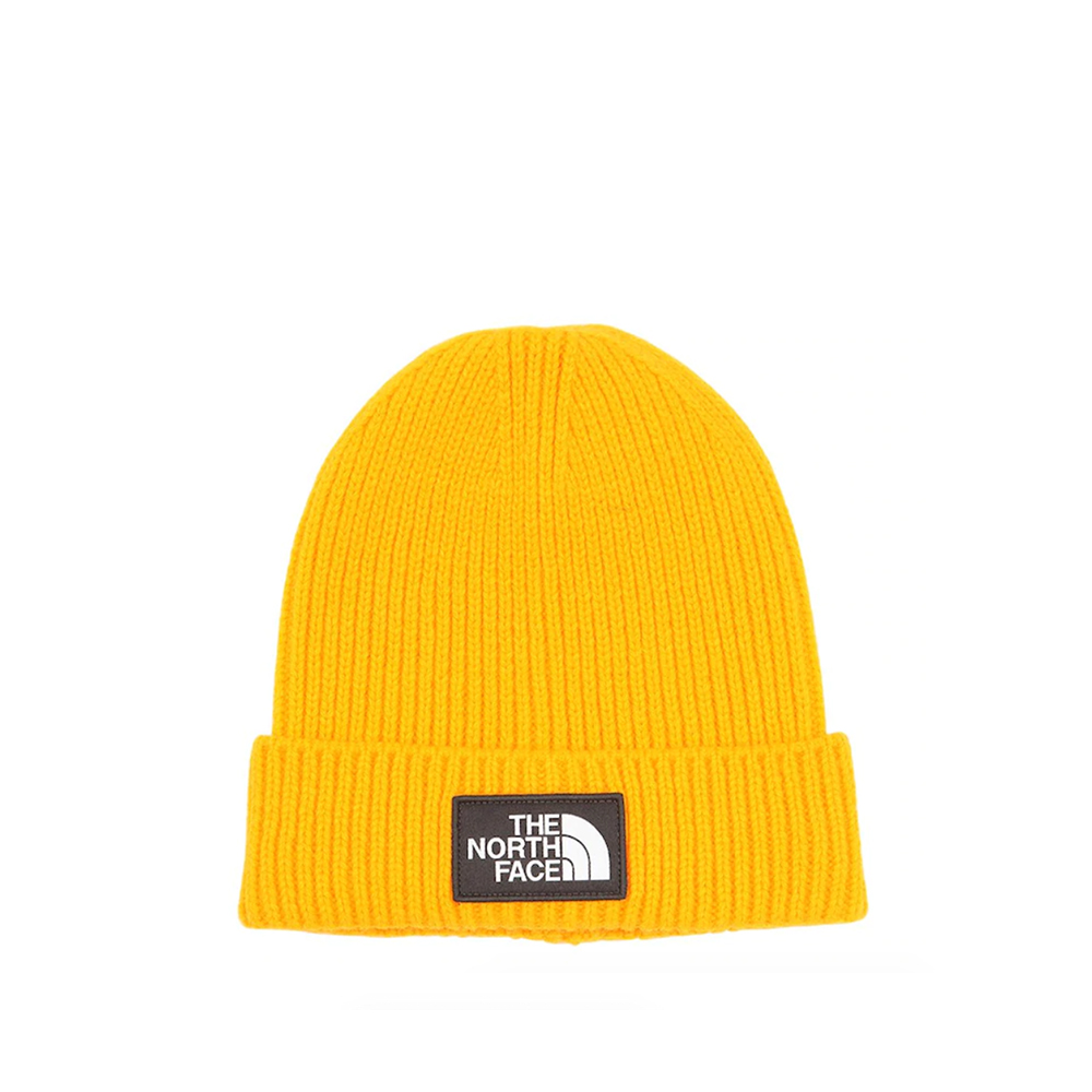 north face beanie yellow