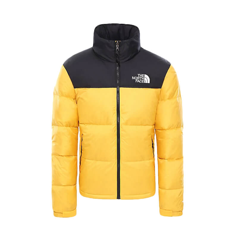 north face 1996 retro nuptse jacket yellow