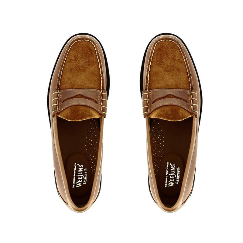 larson natural sole weejuns