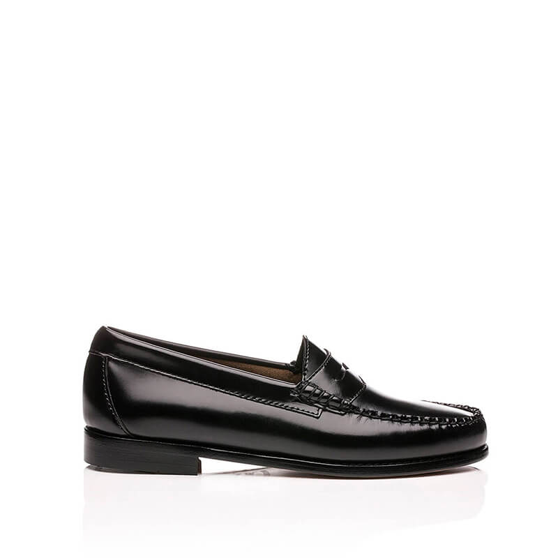 weejuns larson penny loafers black leather