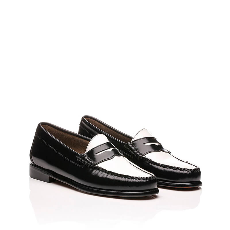 weejuns penny loafers black leather