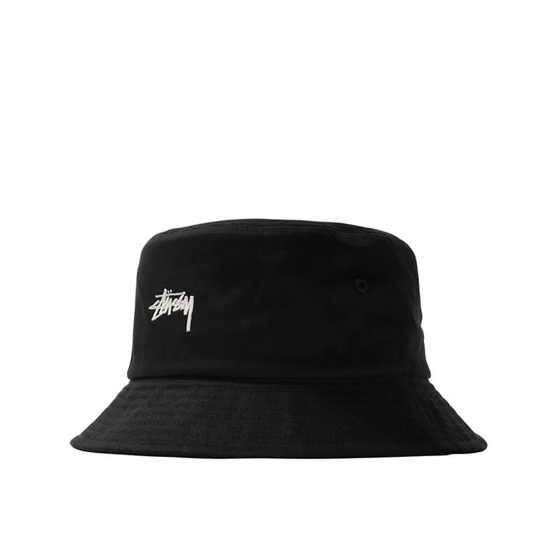 STUSSY Stock Bucket Hat - Black