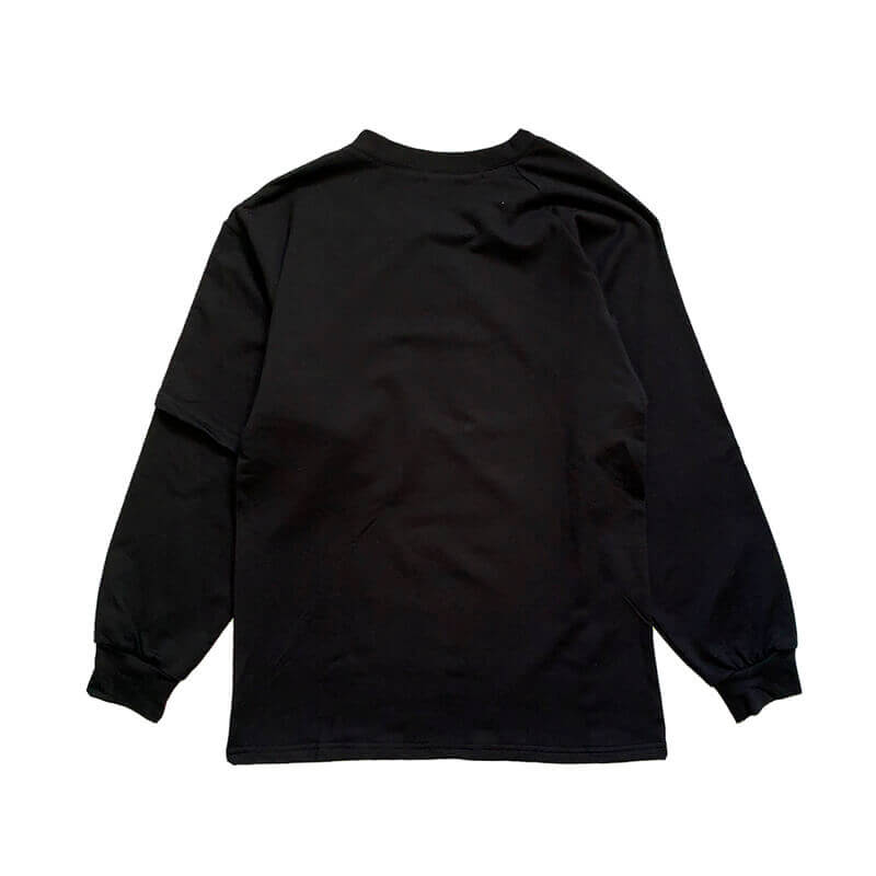 SHOOP Camiseta LS Asymmetrical - Black