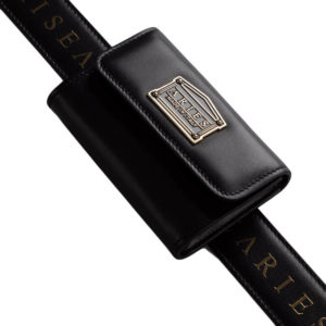 ARIES Cinturón Leather Coin Belt Bag - Black