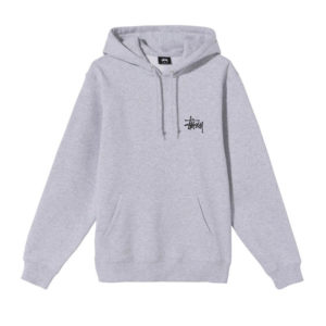 STUSSY Hoodie Basic Stussy - Ash Heather