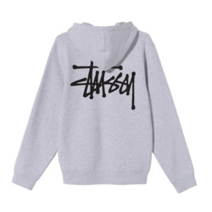 STUSSY Hoodie Basic Stussy - Ash Heather