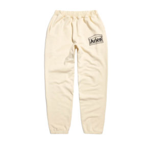 ARIES ARISE Logo Premium Sweat Pants – Alabaster