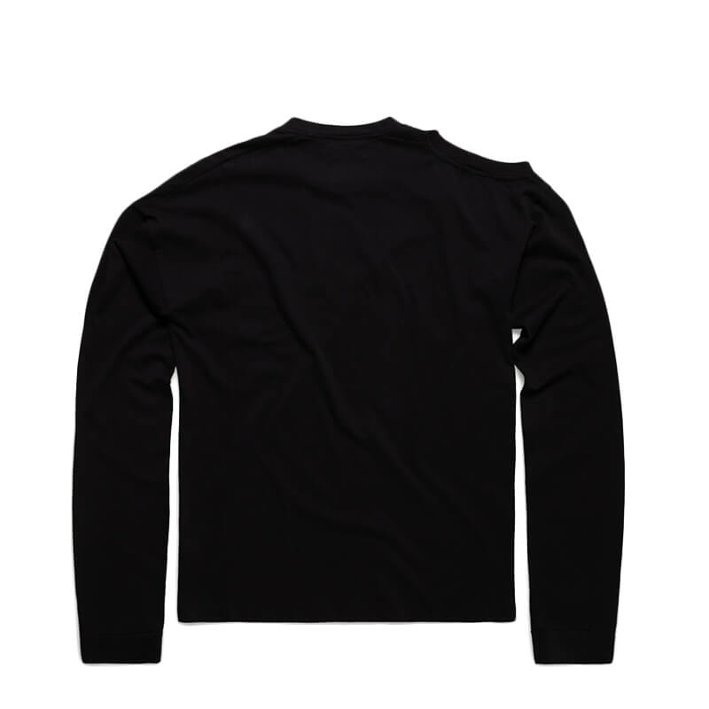 ARIES Shoulder Hole Super LS Tee - Black - TheRoom Barcelona