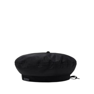 STUSSY Nylon Logo Beret – Black