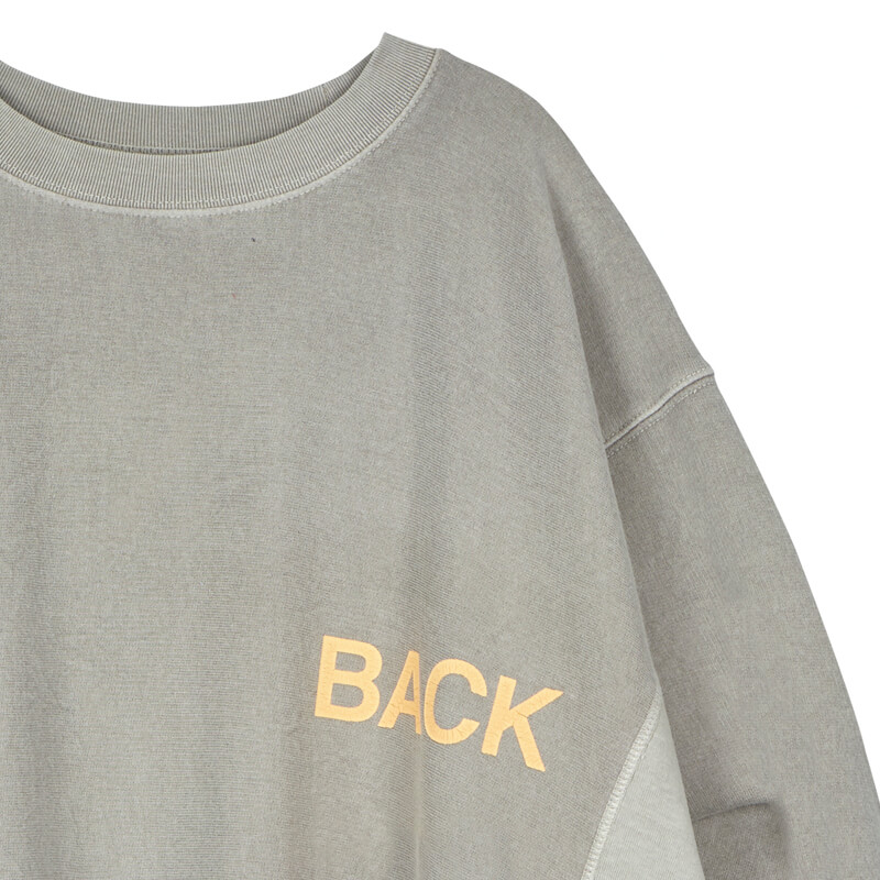STAND ALONE Back Logo Sweatshirt – Grey