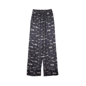 STAND ALONE Pattern Pyjama Pants - Dark Grey