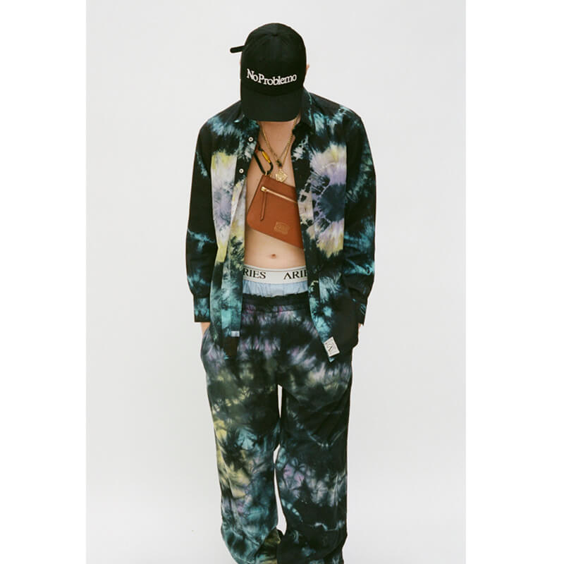 ARIES Cotton Tie-Dye Track Pants - Multi - TheRoom Barcelona