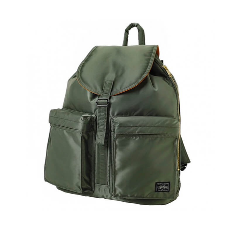 PORTER YOSHIDA Tanker Ruck Sack - Sage Green | TheRoom