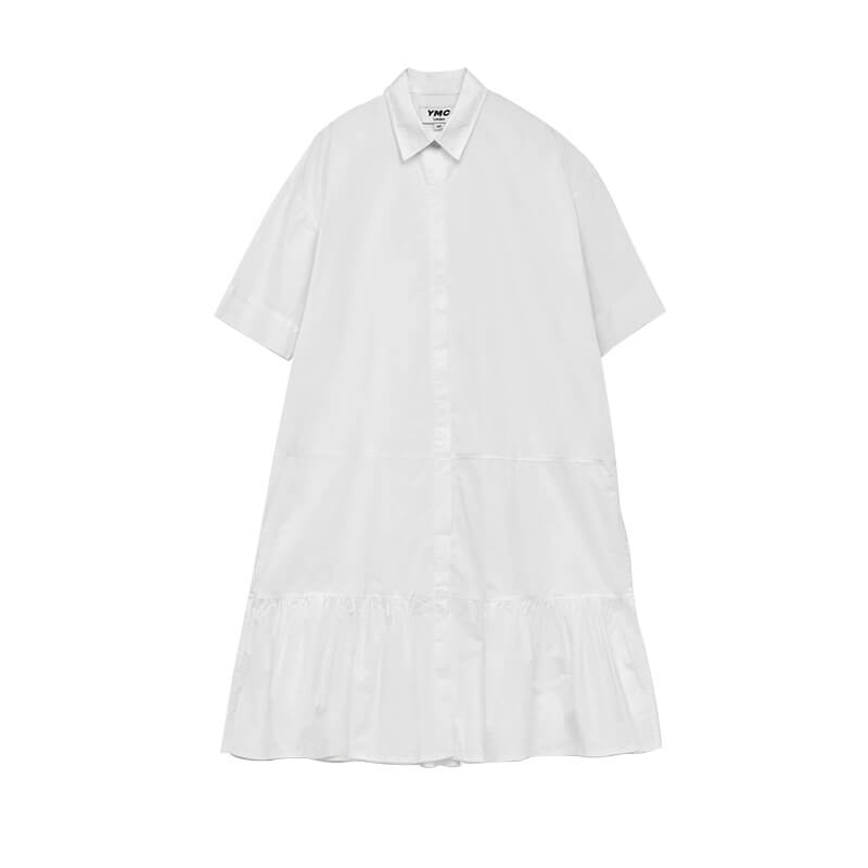 YMC Vestido Luna Cotton - White