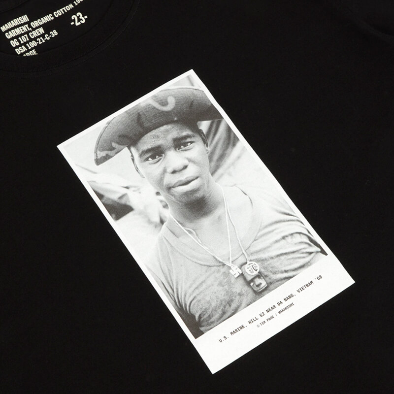 MAHARISHI Camiseta Tim Page Vietnam68 - Black