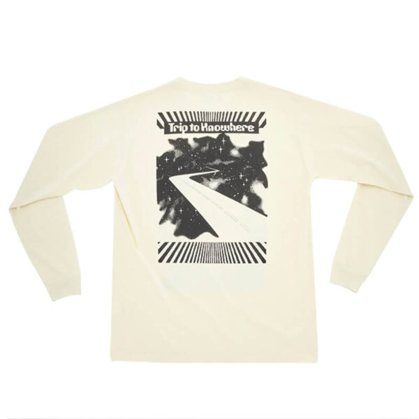GOOD MORNING TAPES Trip to Knowhere LS Tee – White