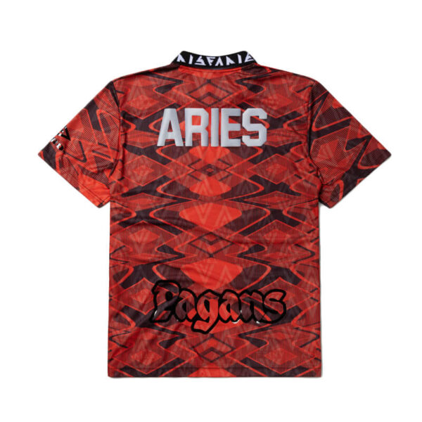 ARIES x UMBRO Camiseta Football - Red / Black