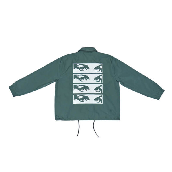 P.A.M. (Perks & Mini) Eye Stack Coach Jacket - Deep Green