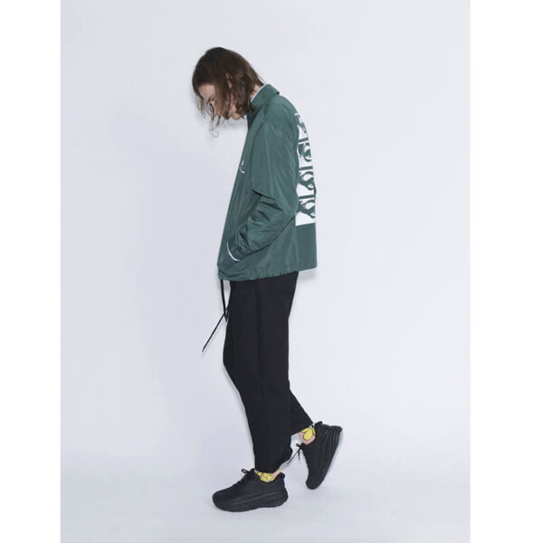 P.A.M. (Perks & Mini) Eye Stack Coach Jacket - Deep Green