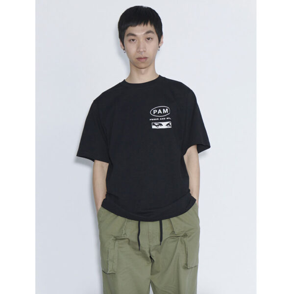 P.A.M. Perks & Mini Camiseta Ginseng Logo - Black