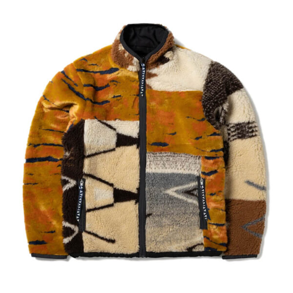 ARIES Patchwork Reversible Zip Jacket - Multi