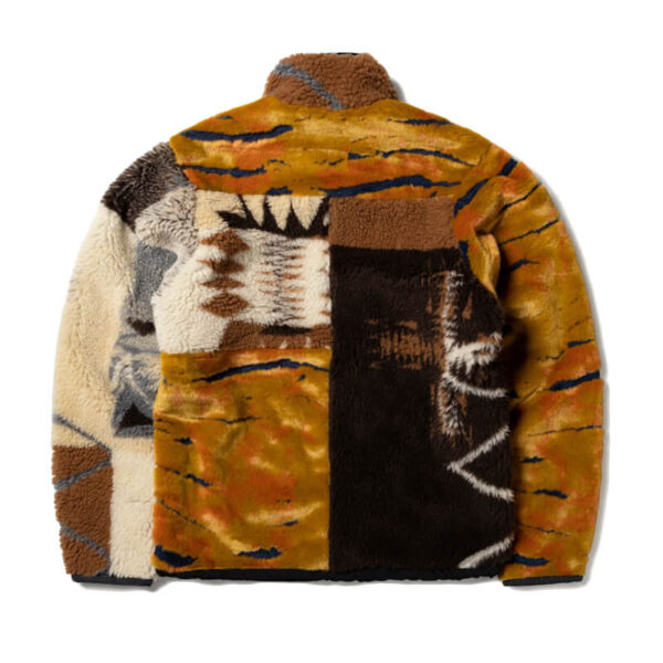 ARIES Patchwork Reversible Zip Jacket - Multi