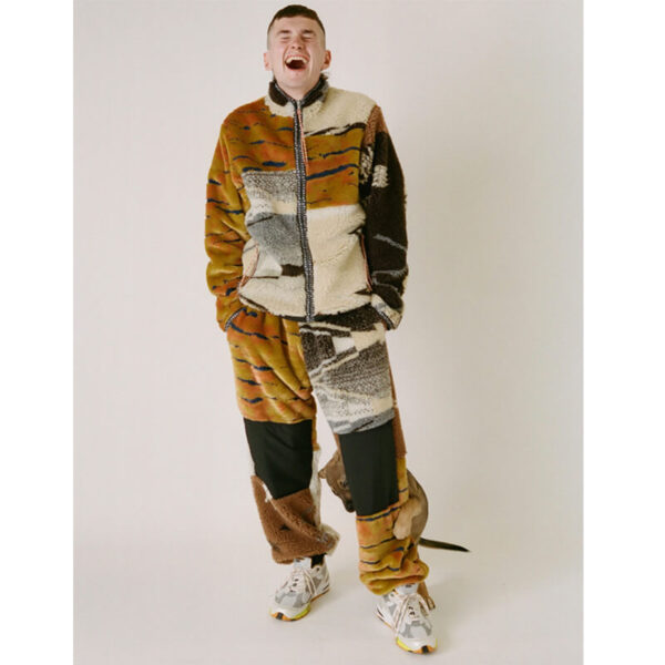 ARIES Patchwork Reversible Zip Jacket - Multi