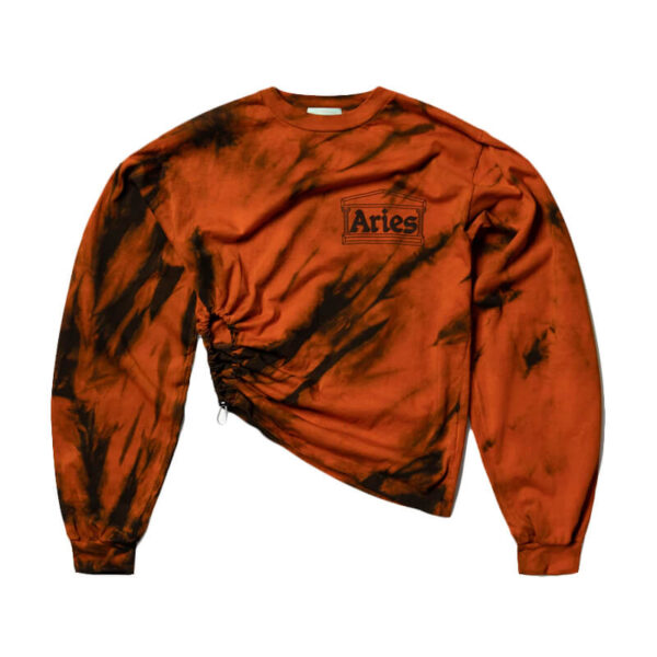 ARIES Top LS Tiger Dye Tech Hole - Multi