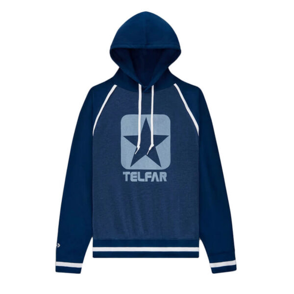 CONVERSE x TELFAR Hoodie T-shirt - Navy Peony