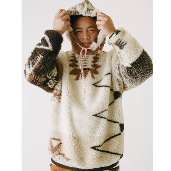 ARIES IKAT OVERSIZED HOOD