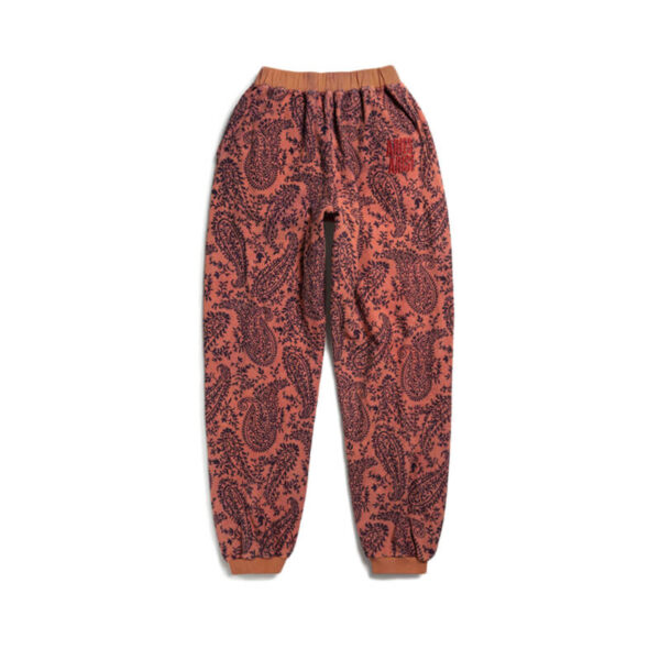 ARIES Pantalones Paisley Reverse Fleece - Coral