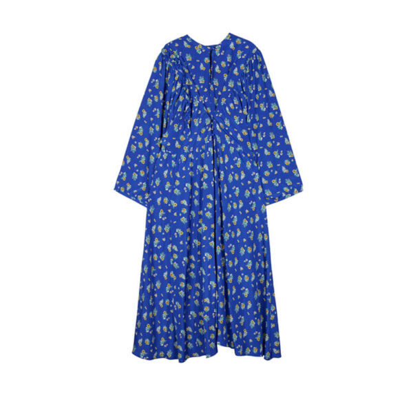 STAND ALONE Vestido Vintage Floral Ruffle - Blue