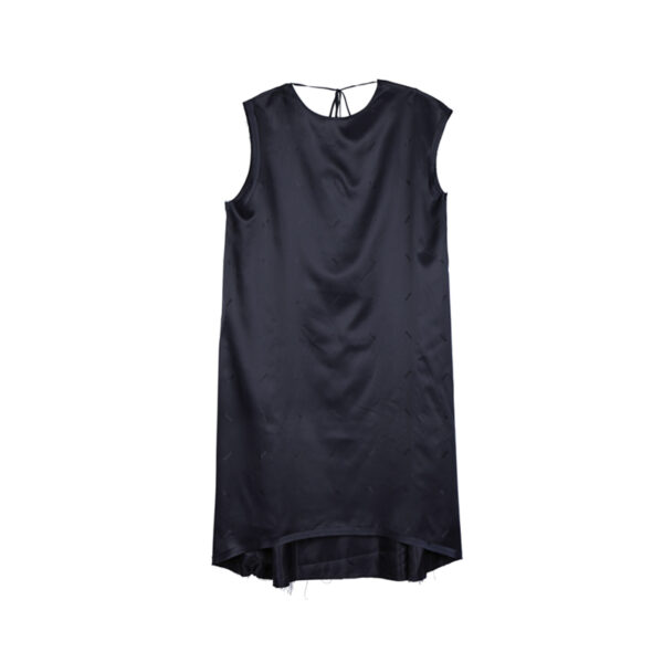 STAND ALONE Vestido Logo Raw Lining - Black