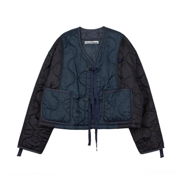 STAND ALONE Chaqueta Military Quilted Liner - Navy