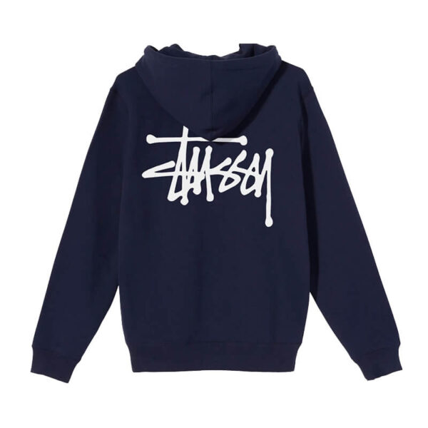 STUSSY BASIC STUSSY HOOD NAVY