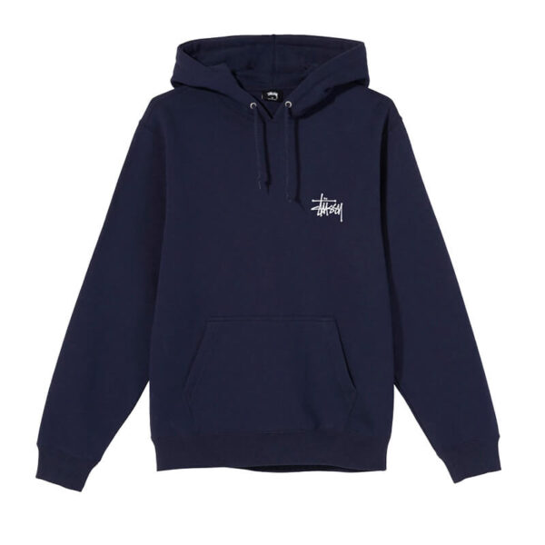 STUSSY BASIC STUSSY HOOD NAVY