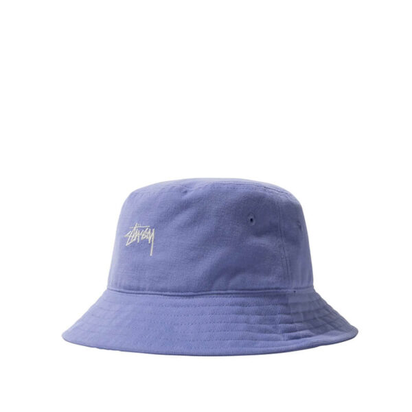 STUSSY STOCK BUCKET HAT ULTRAVIOLET
