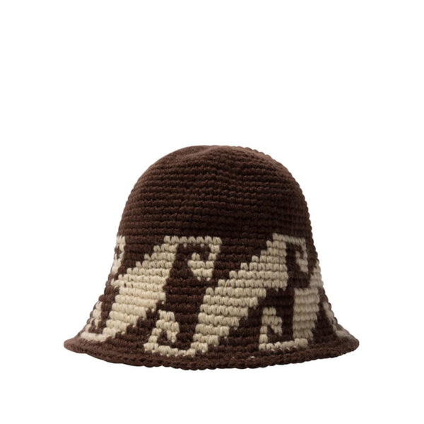 STUSSY WAVES KNIT BUCKET HAT