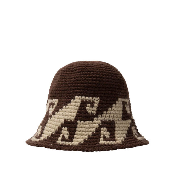 STUSSY WAVES KNIT BUCKET HAT