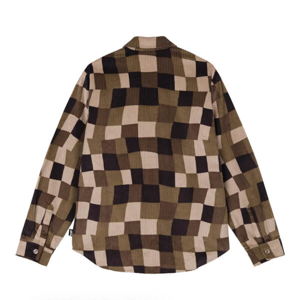 STUSSY WOBBLY CHECK LS SHIRT