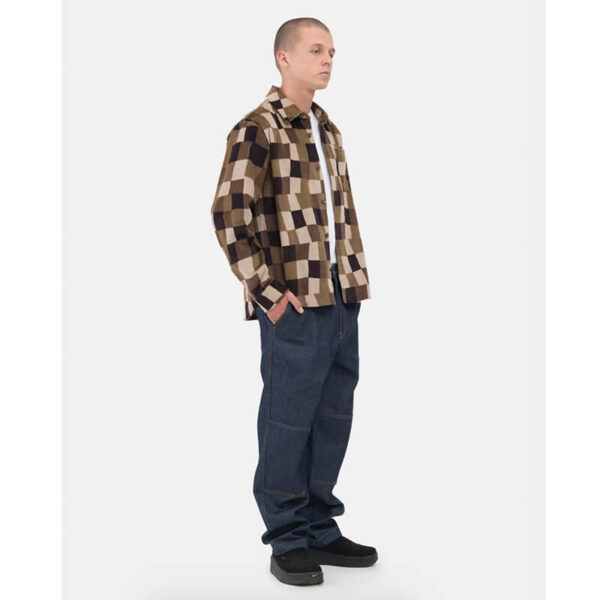 STUSSY WOBBLY CHECK LS SHIRT