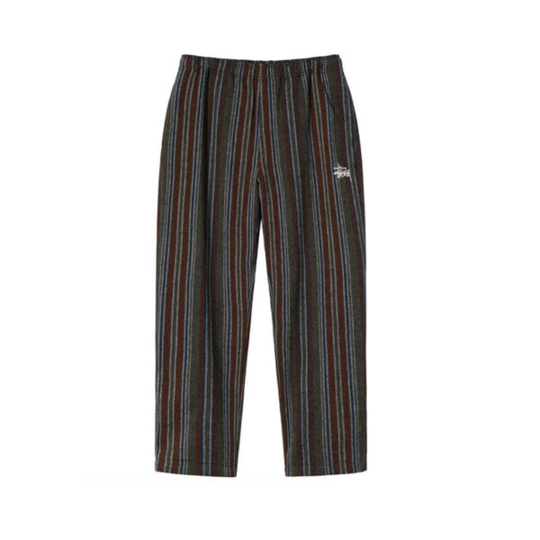 STUSSY WOOL STRIPE RELAXED PANT