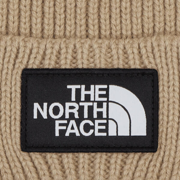 TNF BOX LOGO CUFFED BEANIE FLAX