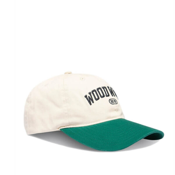 WOOD WOOD Gorra Brian Tennis OFF WHITE