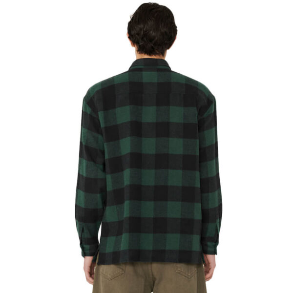 YMC Camisa Mitchum Wool Check - Green