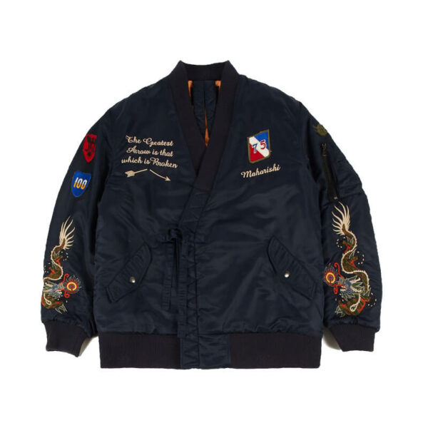 MAHARISHI Chaqueta Dragon MA Kimono Jacket - Navy