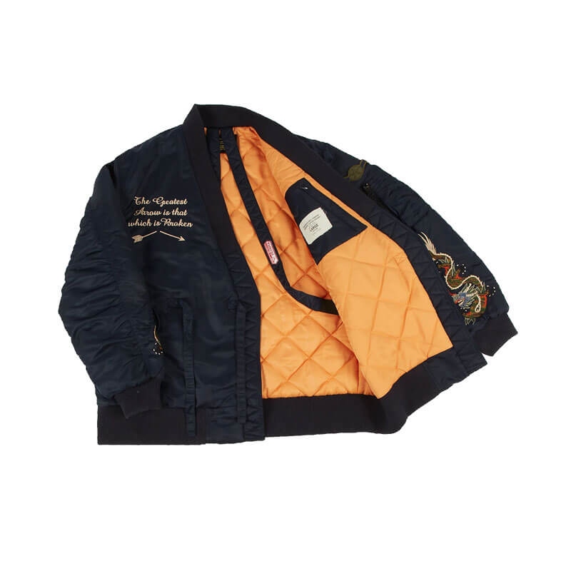 MAHARISHI Dragon MA Kimono Jacket - Navy | TheRoom Barcelona